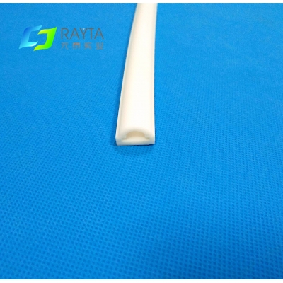 12寬乳白色半圓內(nèi)凸硅膠管